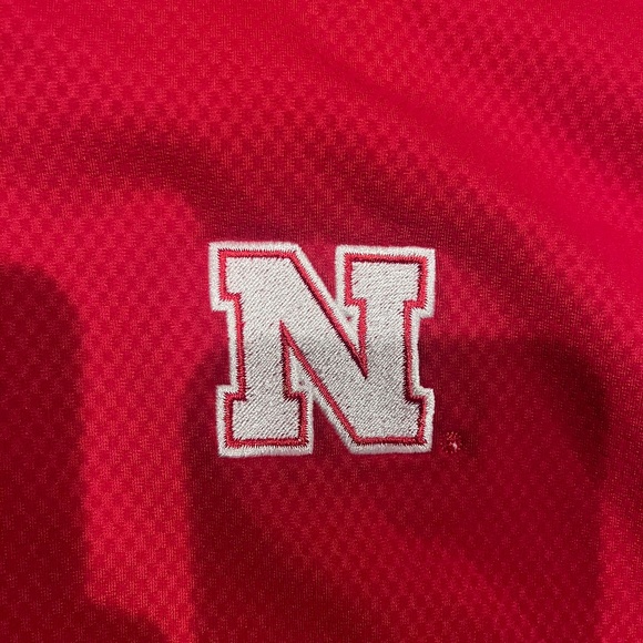 Men's 2XL Adidas Climalite Nebraska Huskers Quarter Zip - Picture 4 of 4